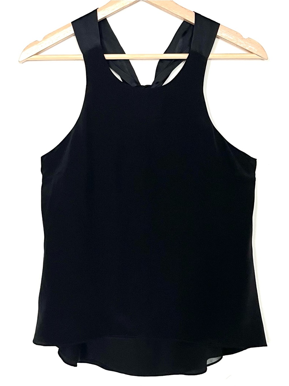 Elizabeth and James • XS • 100% Silk Tank Top Twist Back